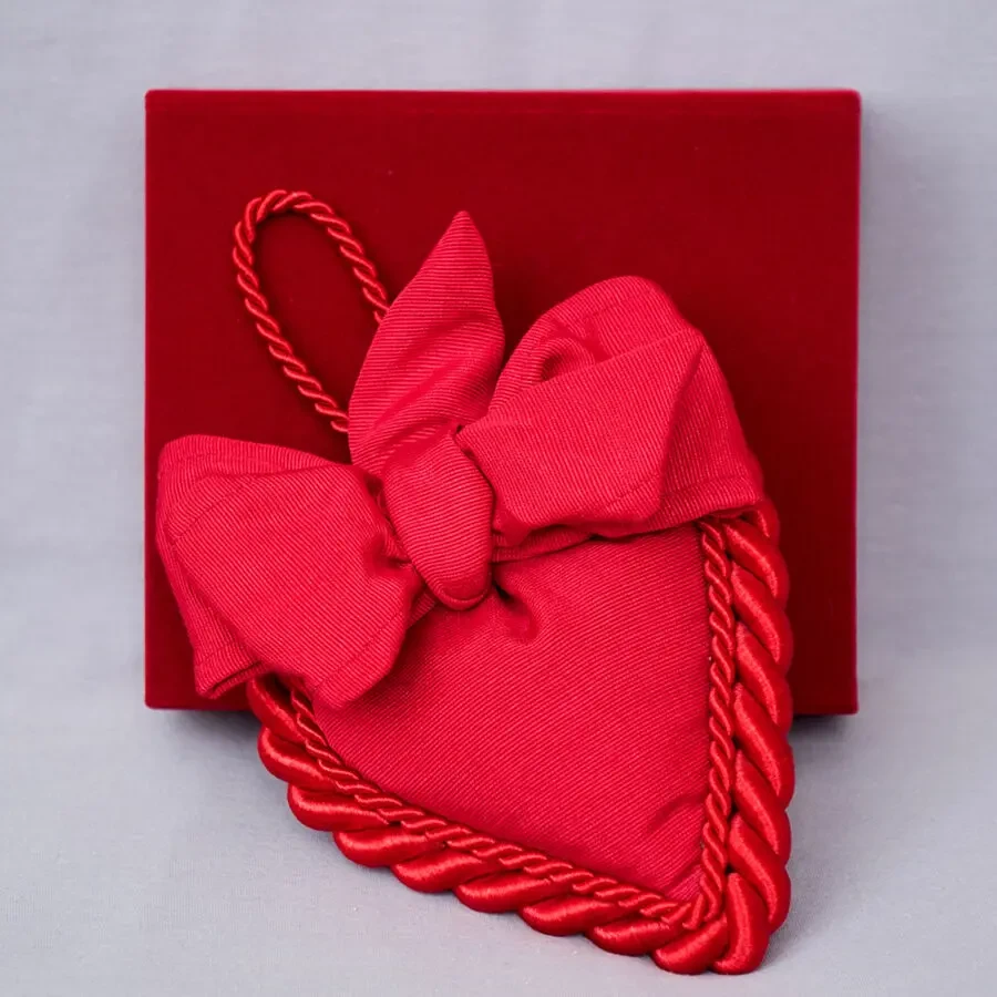 Hervit creations Італія декоративне серце з квітами лаванди у подарунковій коробці 7
