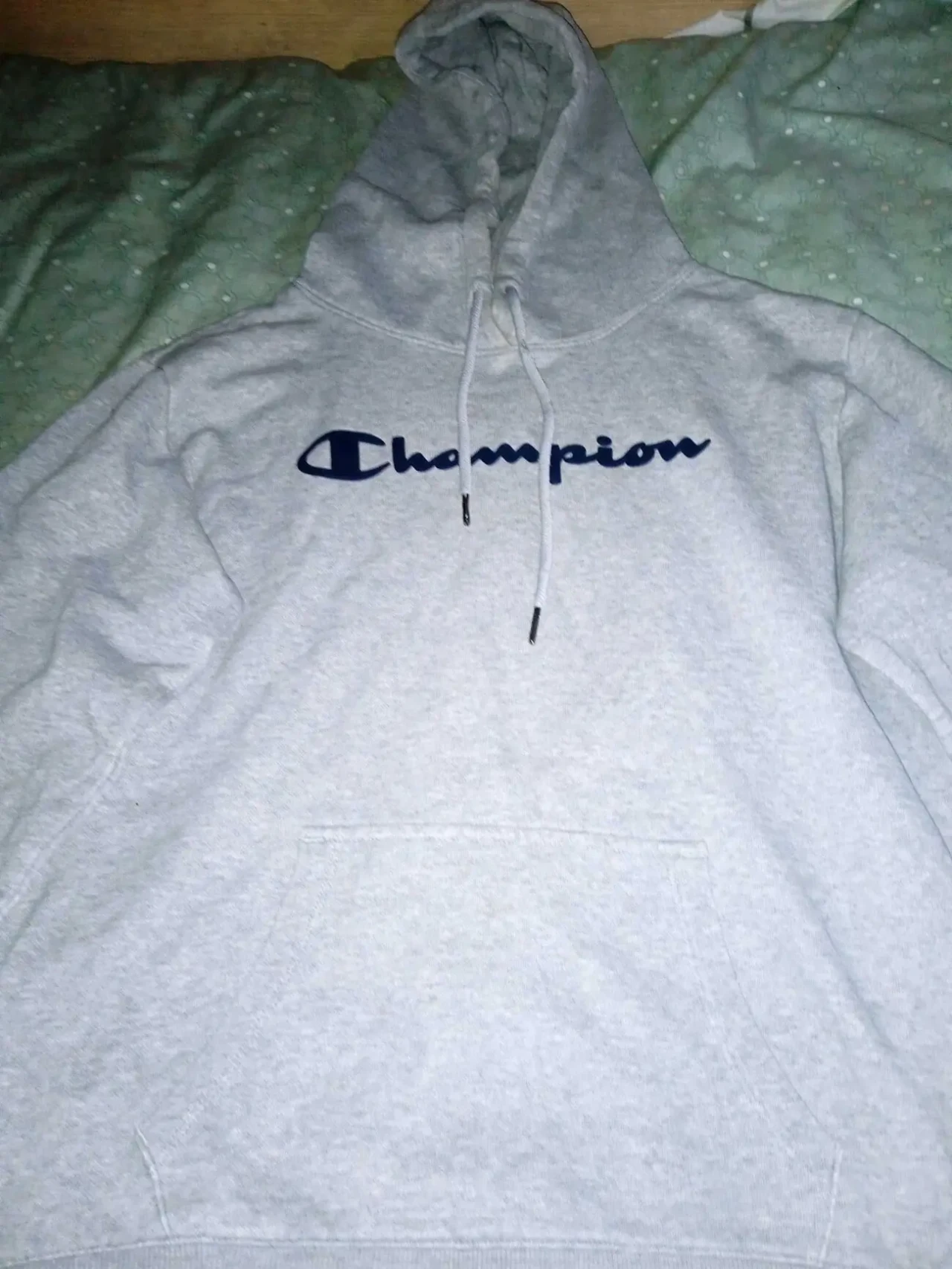 Худи Champion серое оригинал размер XL 2