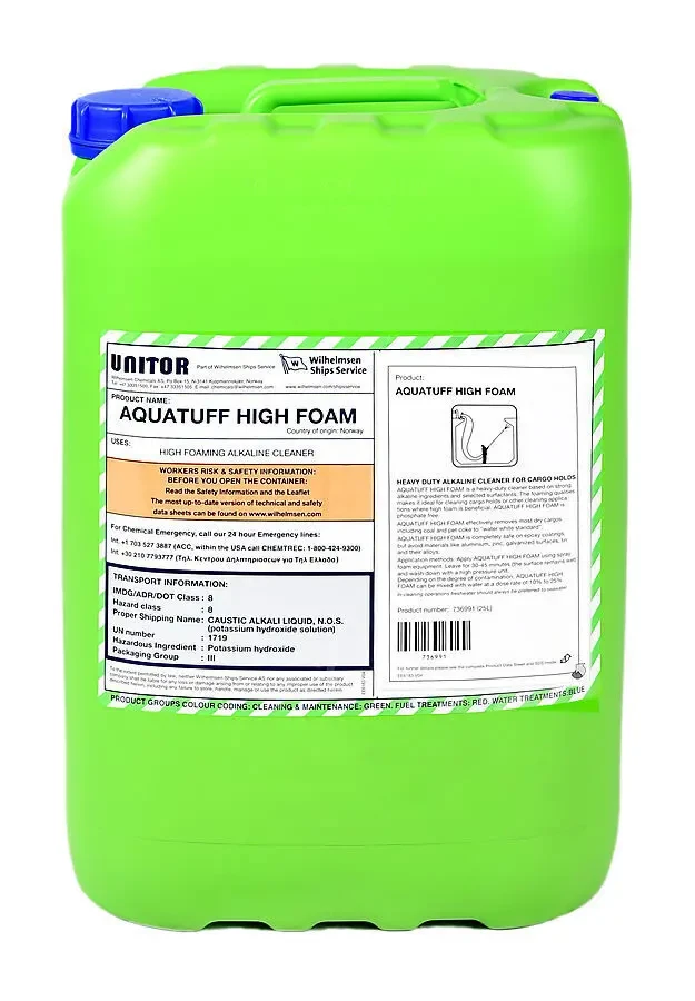 Високоефективний лужний очищувач з посиленою піной Aquatuff High Foam