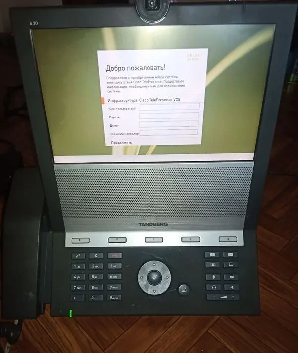 VOIP видеофон Tandberg E20 2