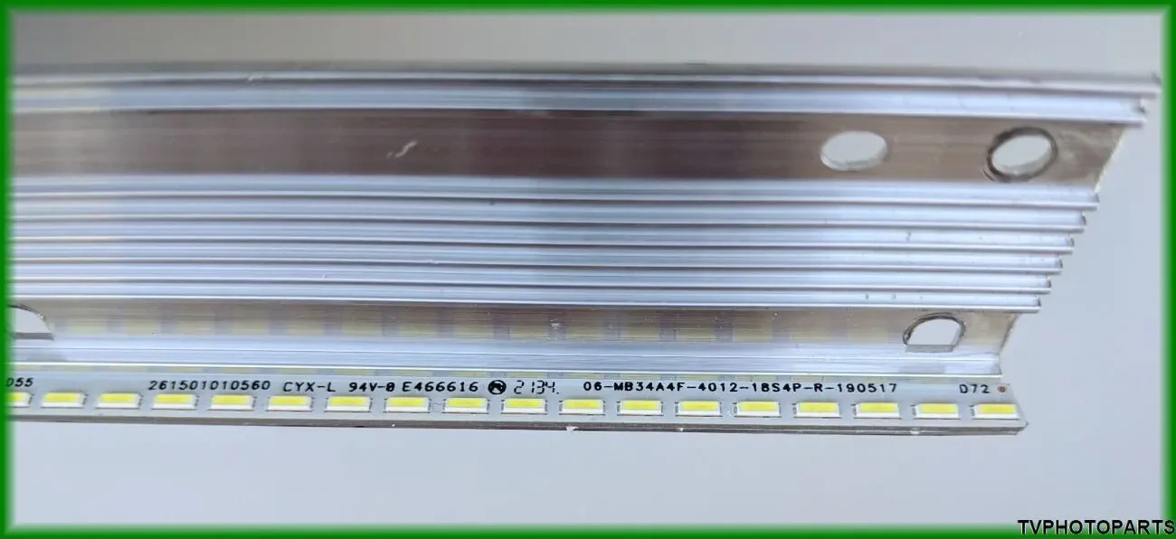 LED підсвітка 06-MB34A4F-4012-18S4P-R-190517, 06-MB34A4F-4012-18S4P-L-190517 для монітора MSI Optix MAG342CQR 2