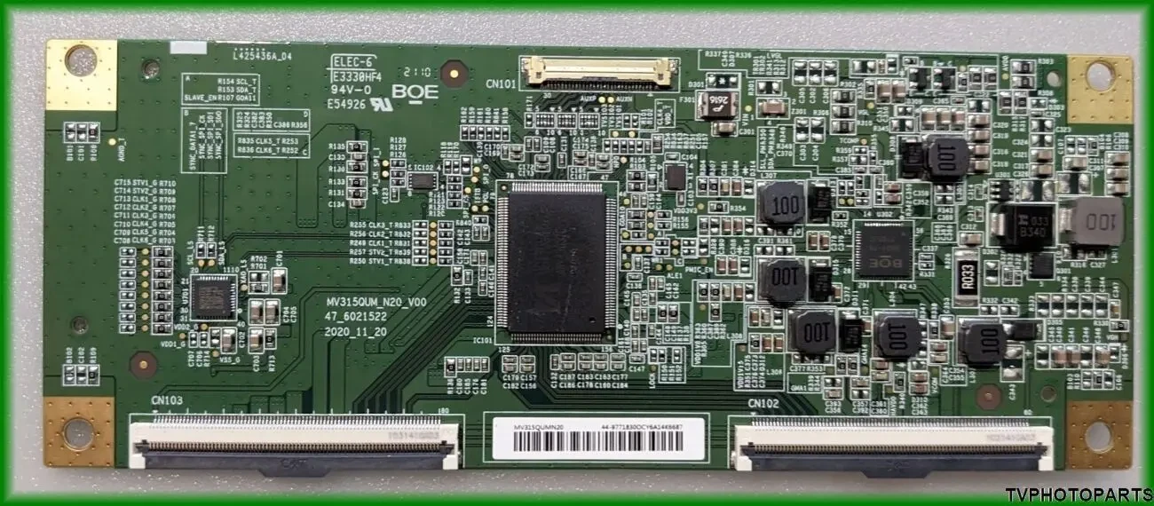плата T-CON MV315QUM N20 V00 47-6021522 для монітора LG 32UN88A