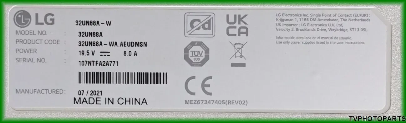 LED підсвітка 340MCE REV0.1 L TYPE 6916L-2058A 340MCE REV0.1 R TYPE 6916L-2059A для монітора LG 34UC97 2