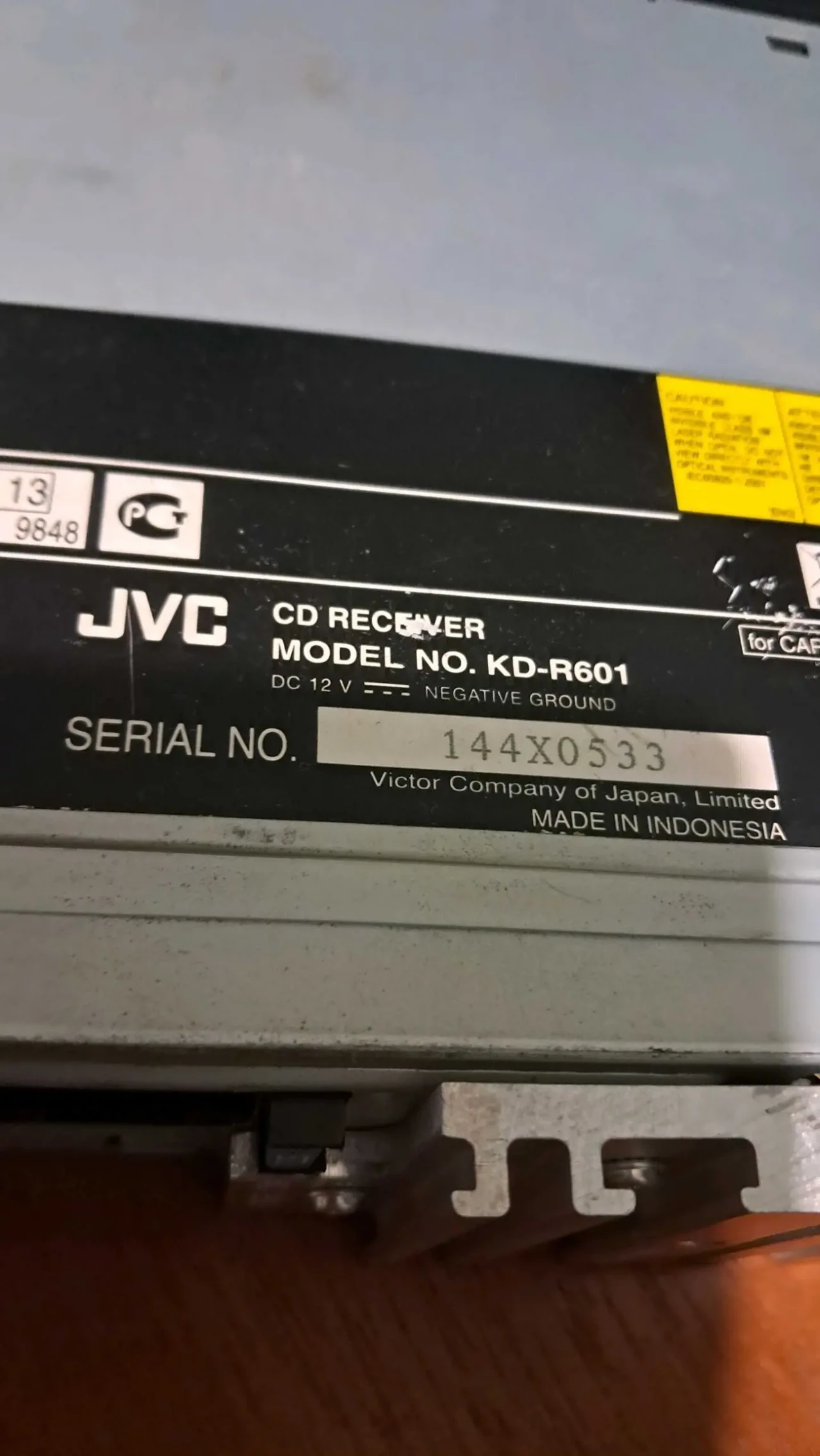 Магнитола JVC KD-R601 2