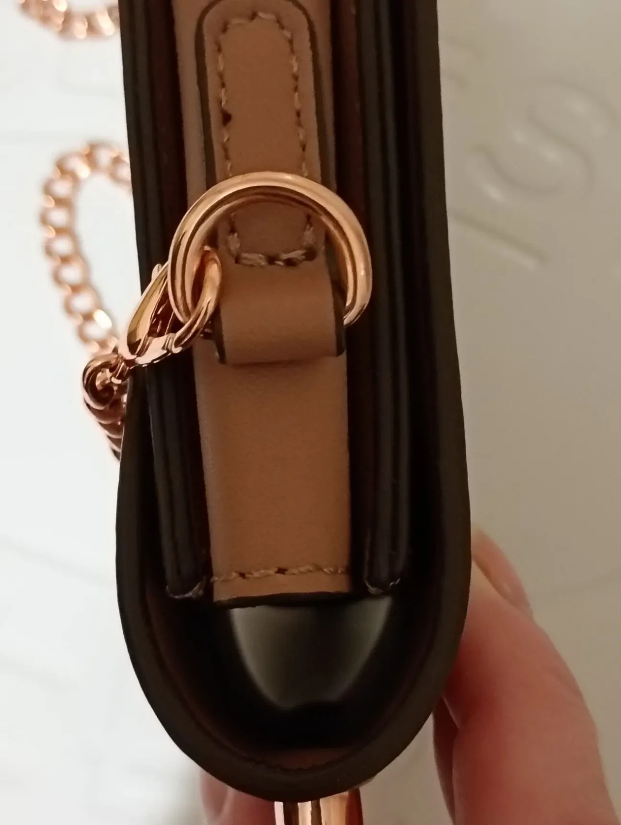 Сумка крос-боді оригінал / бежева сумочка на ланцюжку Aldo 6
