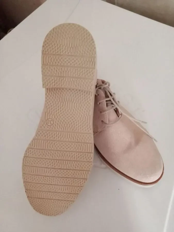 Продам новые женские пудровые туфли дерби Esprit из натуральной кожи с биркой 38 размер Германия 5