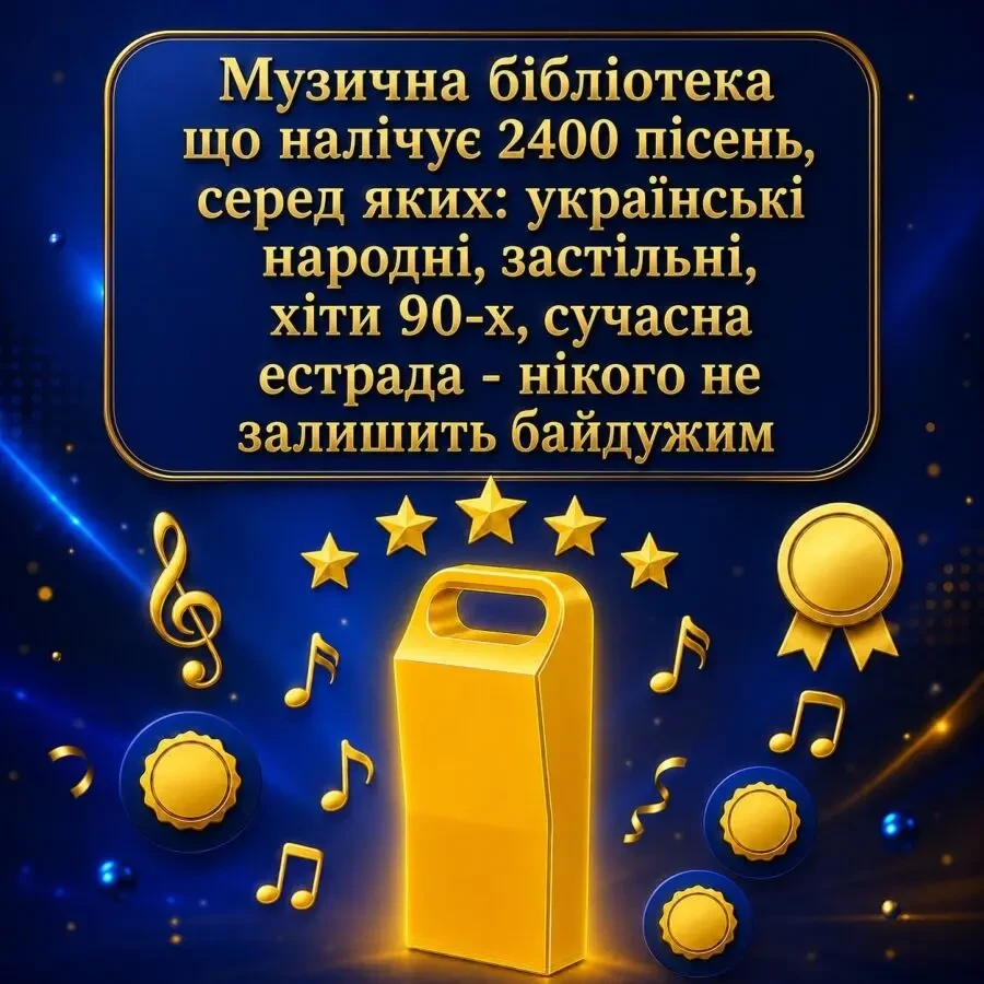 Usb flash з українськими піснями / Музчина флешка 2