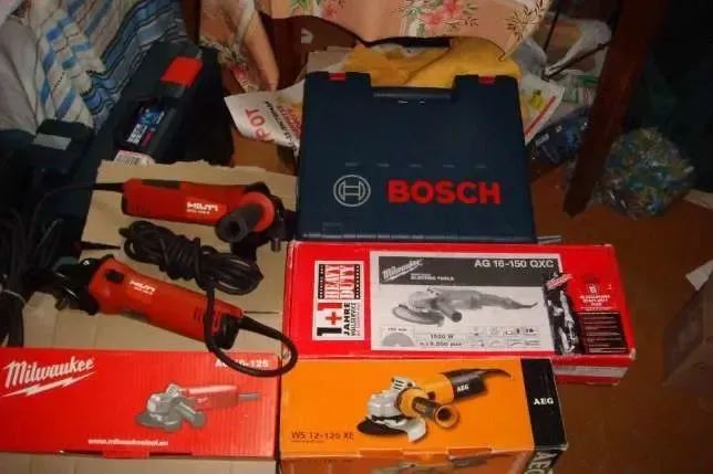 Болгарки Bosch,  Milwaukee. 2