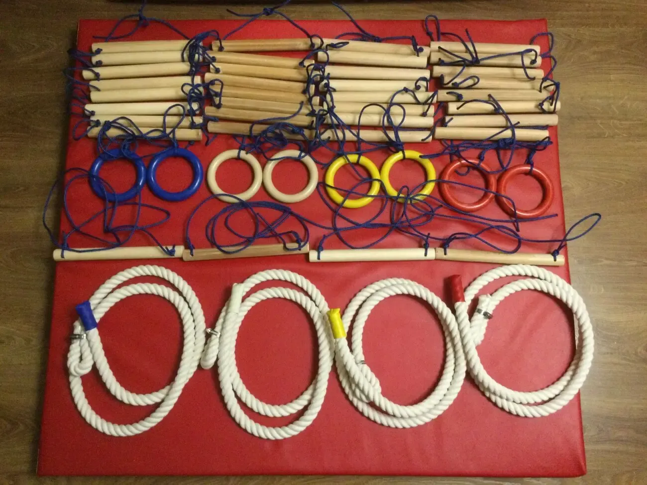Кольца для детского спортивного уголка. 4