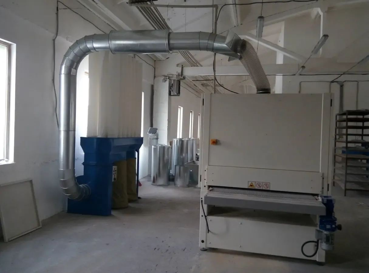 Аспирация пылевая под калибровально-шлифовальный станок 7