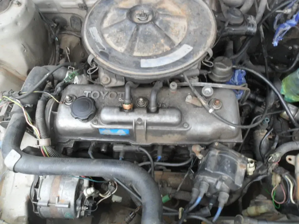 Двигатель 4A (бензин-карбюратор) Тойота Карина 2, Т15, 87 года