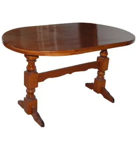 Стіл овальний на двох ногах 120 х 75 см. Столи для кухні. 2