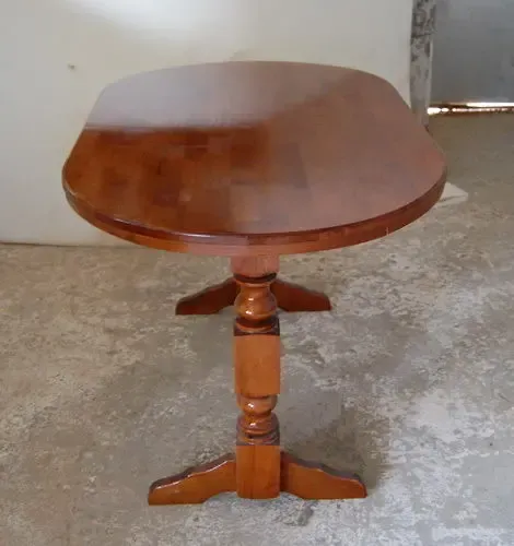 Стіл овальний на двох ногах 120 х 75 см. Столи для кухні. 3