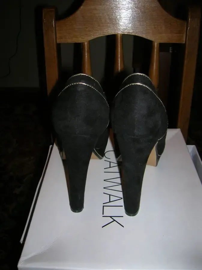 Туфли-супер (лабутены)CATWALK р.38 нат.замша 5