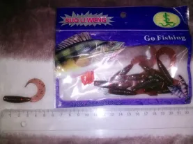 Джиг приманки 10 шт силиконовые