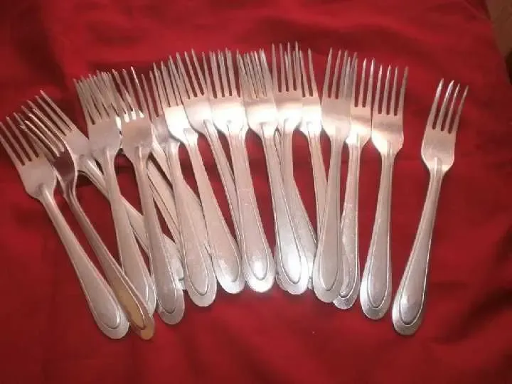 Вилки алюминиевые новые раритет из ссср, 21штука