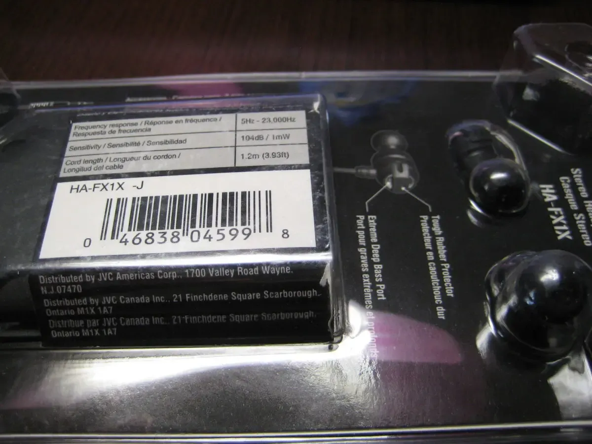 Навушники JVC HA-FX1X 3