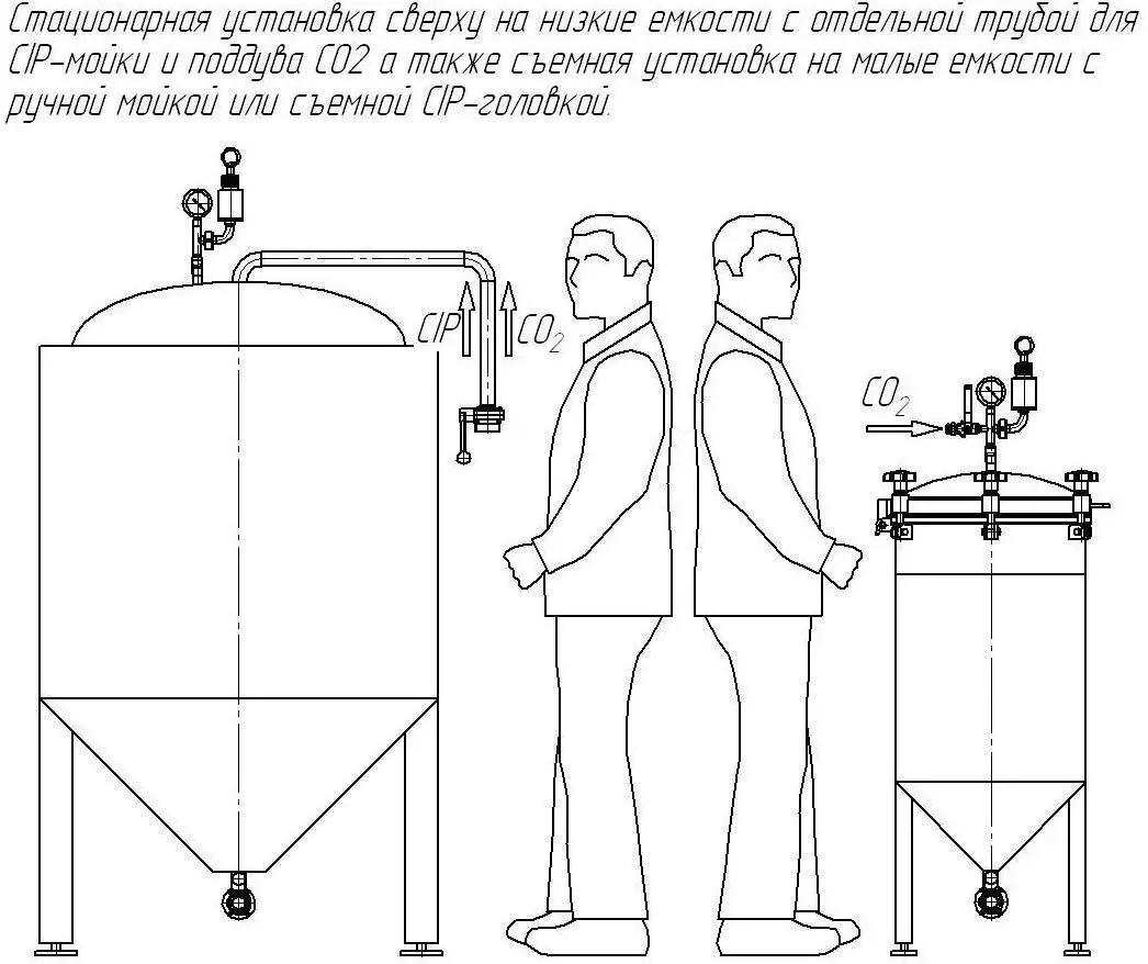 Шпунт-аппарат с манометром (верт. верх) 1/2 мама 3