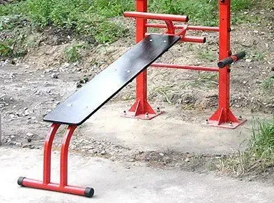 Лавка для пресса навесная ,для улиц