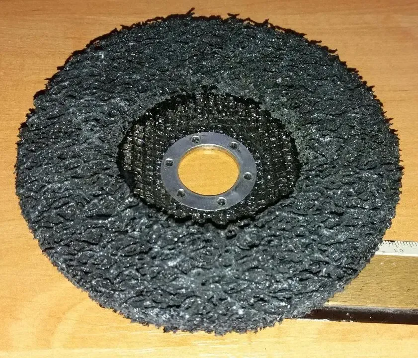 Круг зачистной Pferd 125*22 пористий метал нерж. POLICLEAN Germany 2