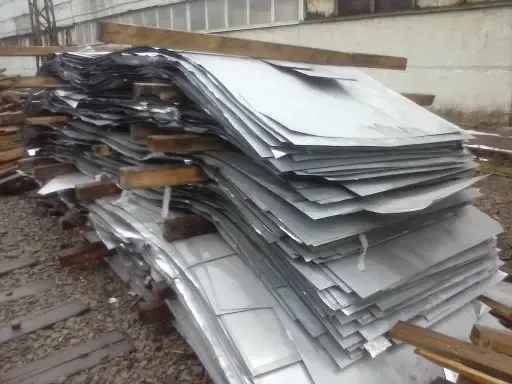 Діловий відхід оцинкованого листового металу товщ. 1-1,5мм. 3