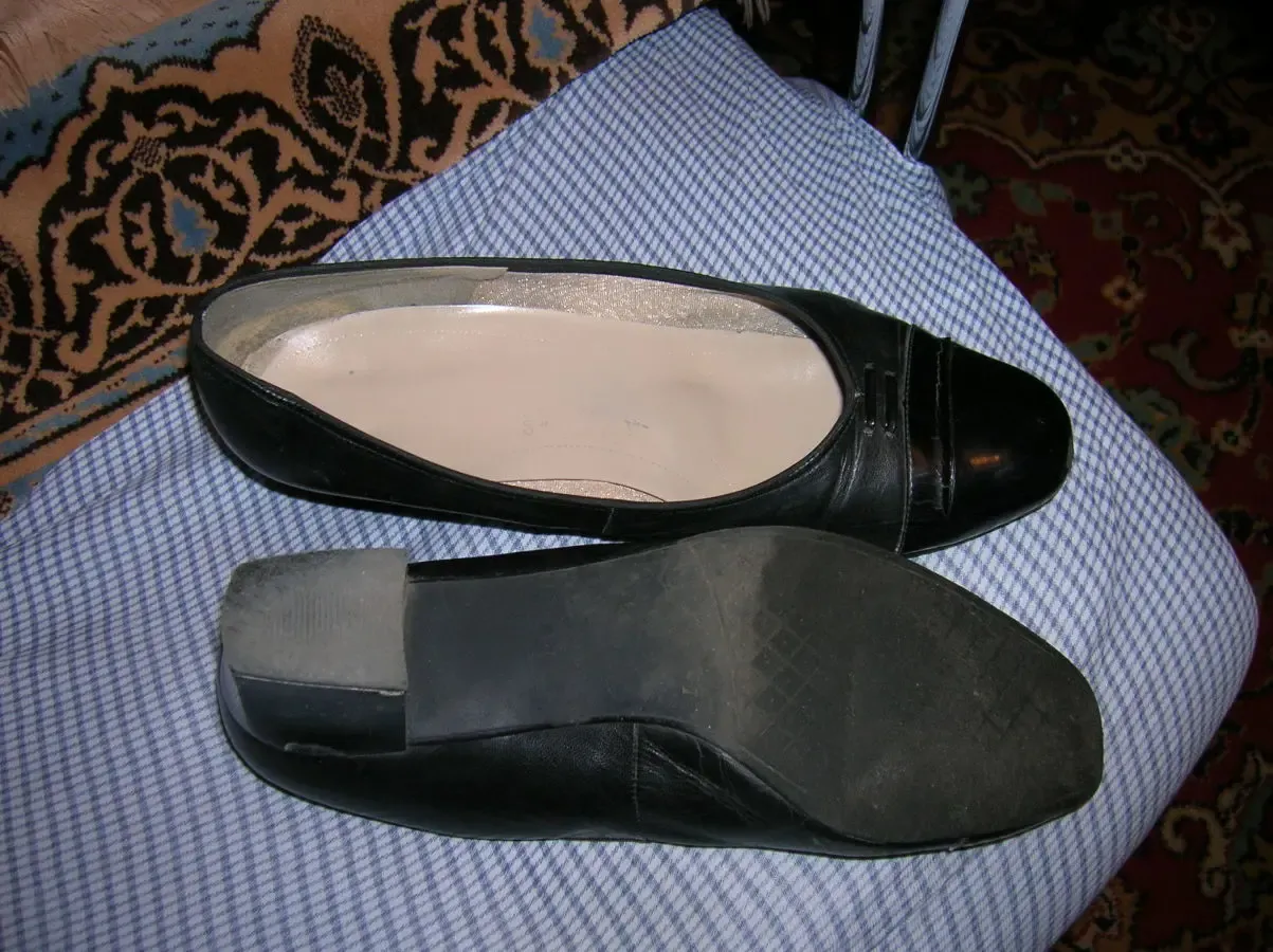 Туфли р.40-41 на маленьком каблуке КОЖА Германия 4