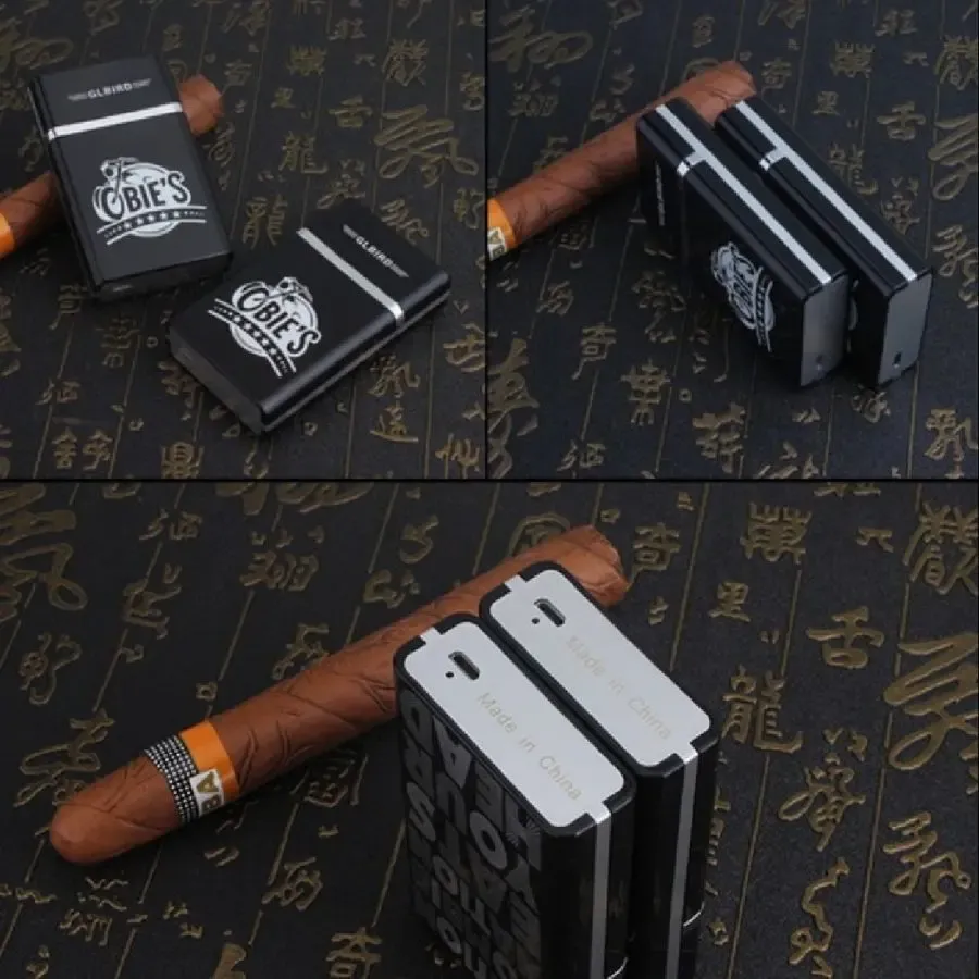 Электронная USB зажигалка-портсигар. 2