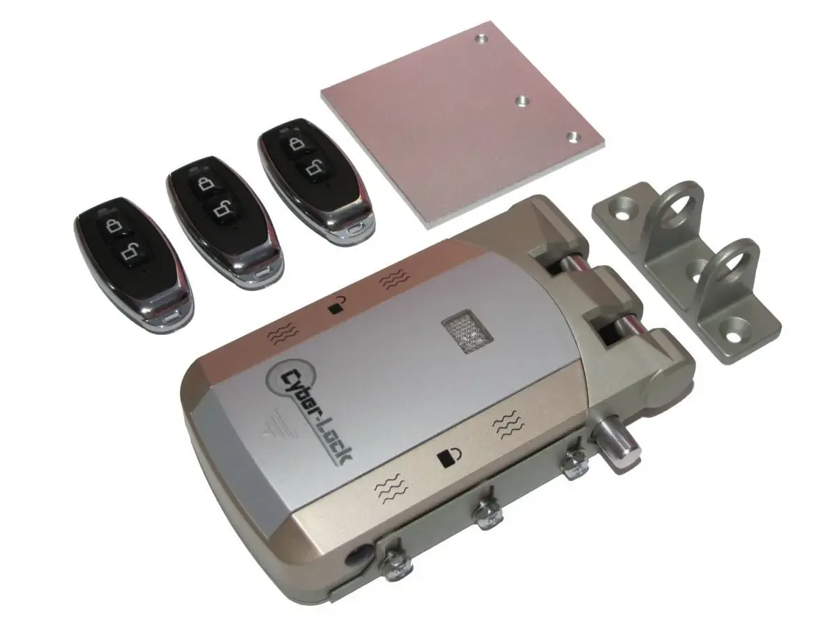 Скрытый замок невидимка Cyber-lock дверной накладной электронный радио 5