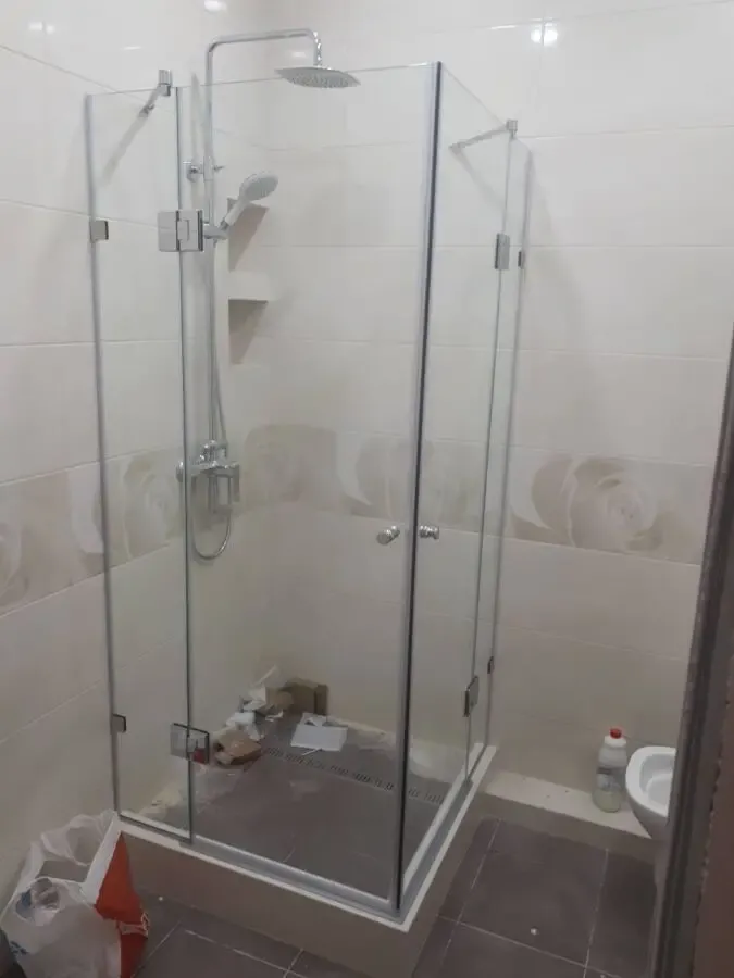 Душевые кабины 80х80, 90х90, 100х100, изготовление и установка 5