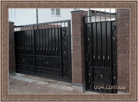 Ворота Кривой Рог. Кованые. Металлические. Из профлиста. Изготовить.