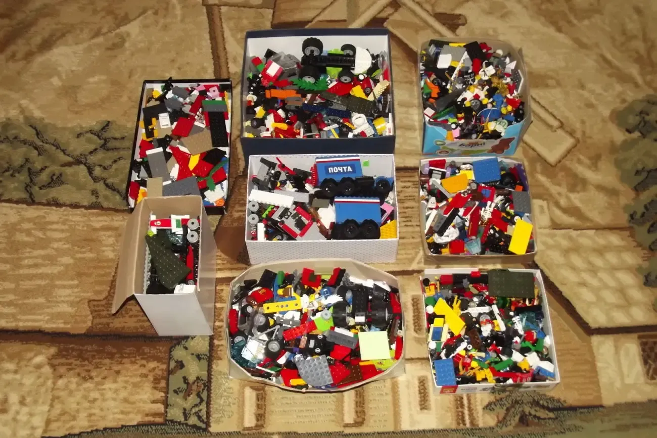 Большая коллекция детских конструкторов Lego и конструкторов-аналогов 6