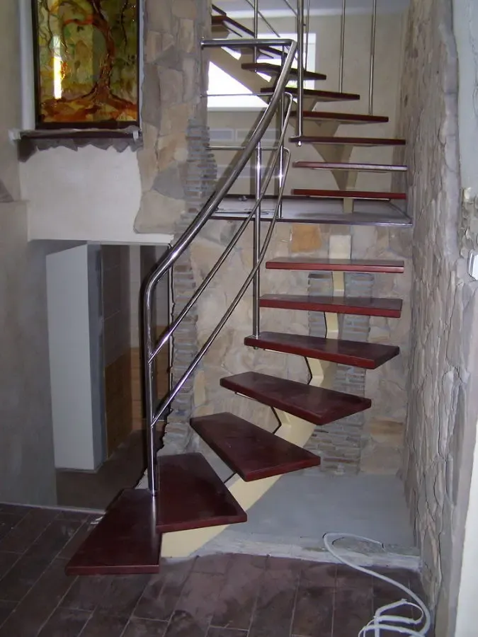 Радиусные лестницы.