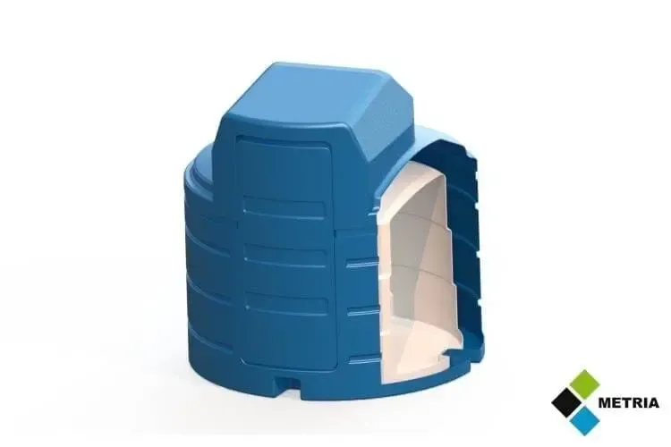 Резервуар для AdBlue адблю 2500л  з обігрівом, METRIA Польща 4