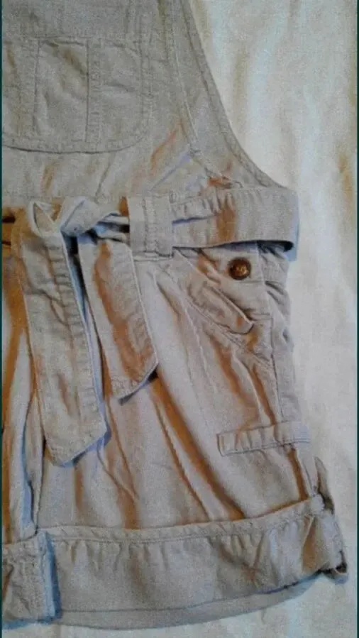 Шорты полукомбез вельвет на 4-6 лет.  Новые 5