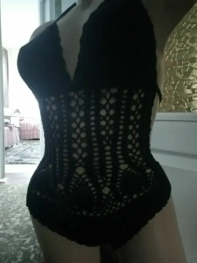 Купальник в'язаний гачком, 100% ручна робота 3