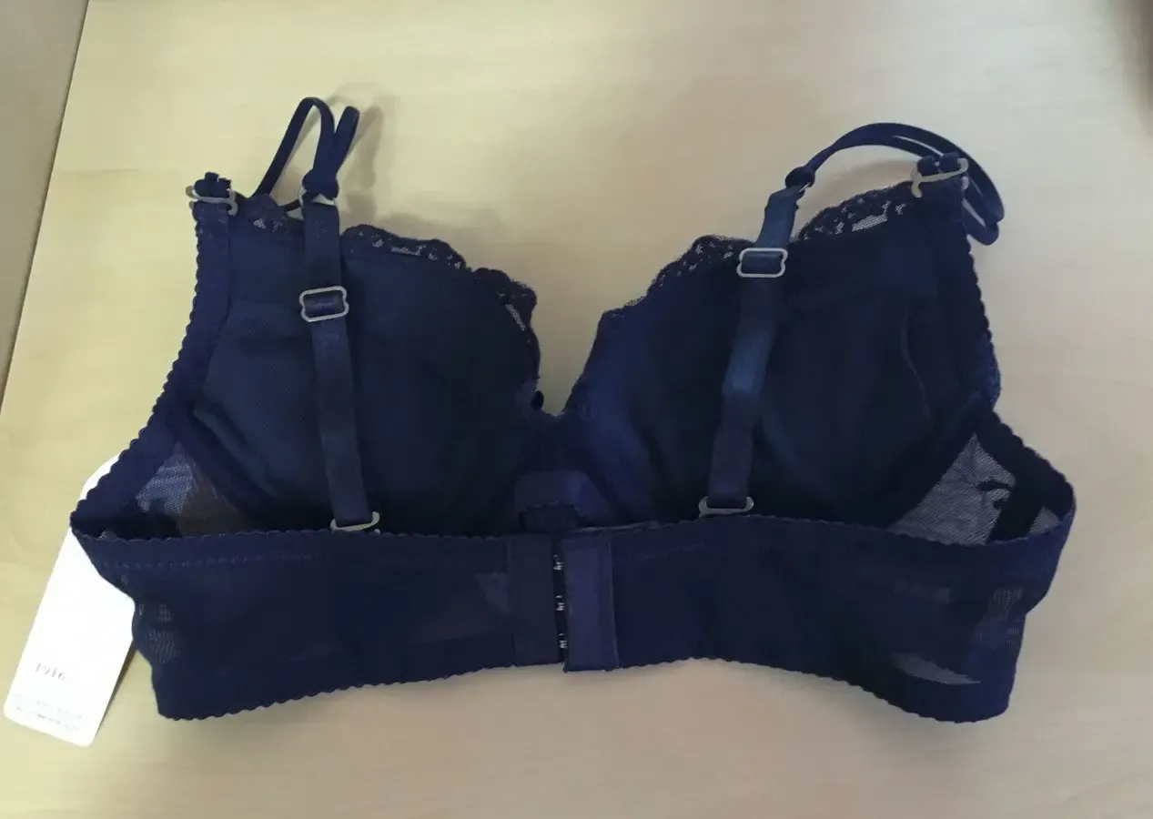 Новый женский темно - синий комплект нижнего белья Faleini 70A/S 2