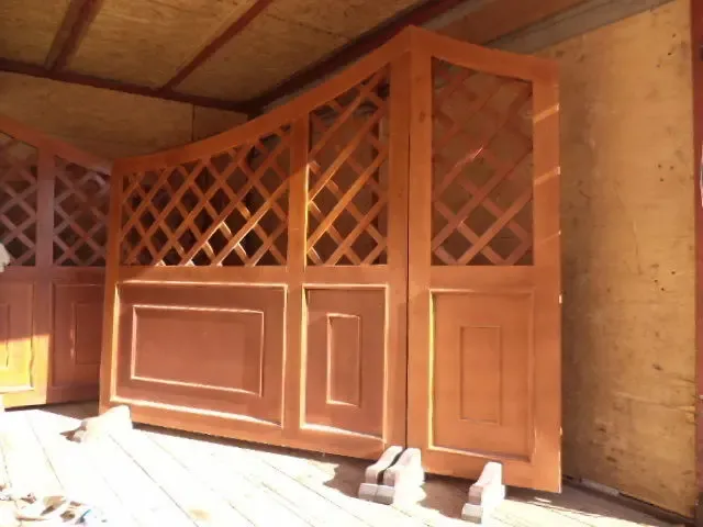 Тумба светящаяся, перегородки, подвазонники б\у 2