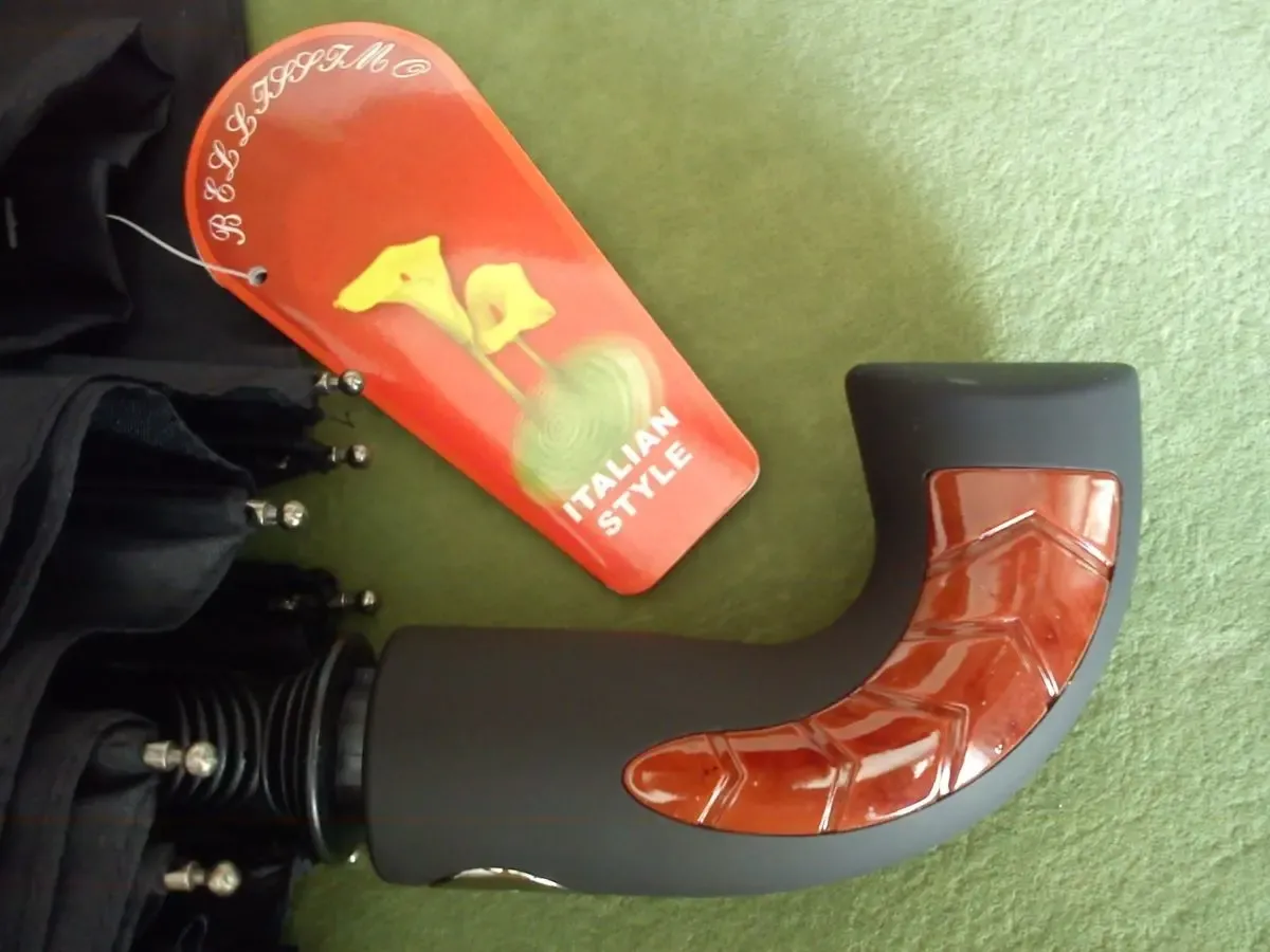 Зонт полуавтомат антиветер мужской на подарок-10 толстых мощных спиц. 2