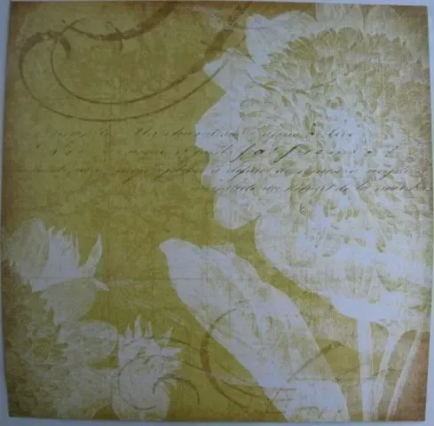 Скрап бумага набор синий с коричневым: цветы, полоска, ромбы 7