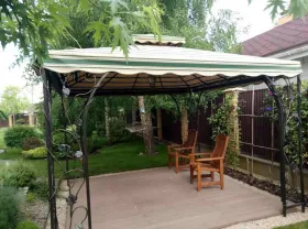 Тент на беседку. Тент накрытие на террасу, веранду, пристройку.