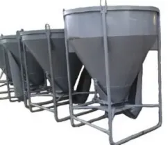 Бункер, бадья для бетона 2 м3, туфелька. Конусная, шибер,лоток