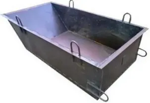 Ящик 1 м3,один куб, для строительных смесей, мусора