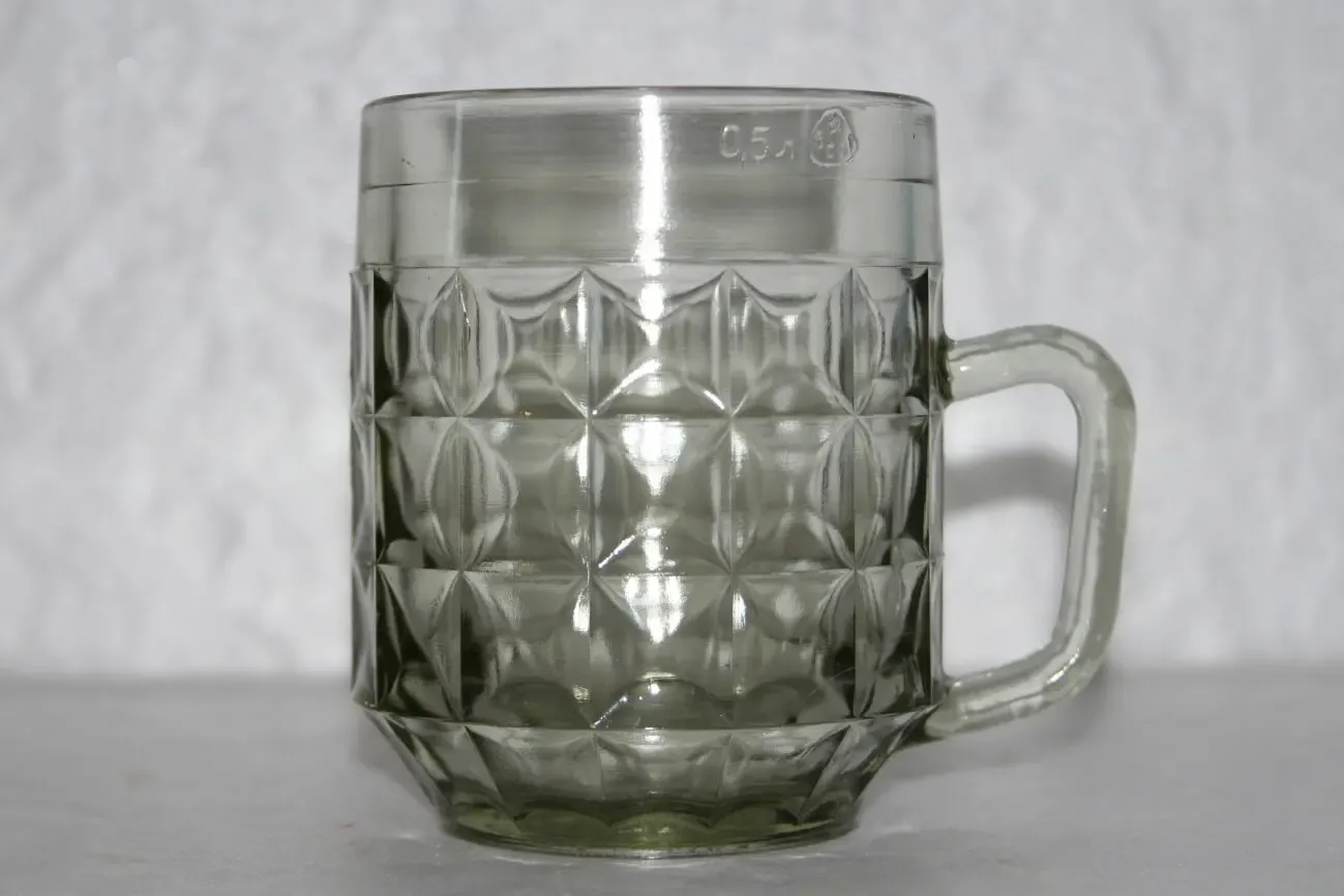 Бокал пивной, редкая кружка СССР - 0,5л 1981 г.