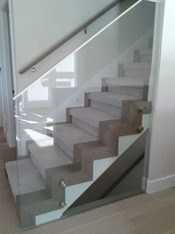 Перила Стеклянные перила для лестниц 5
