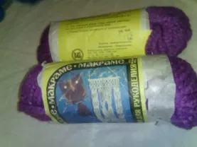 Нить обьемная для макроме.