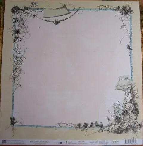 Бумага для скрапбукинга 30 см лист двусторонний картон, фон на хм, тор