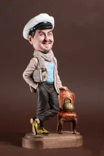 Шаржевые статуэтки по фото на заказ, портерные фигурки ручной работы