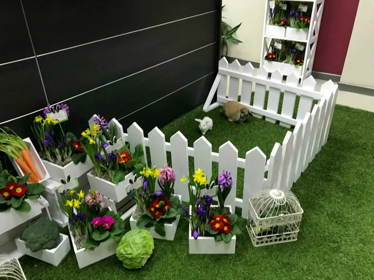 Заборчик садовый. Декоративное ограждения