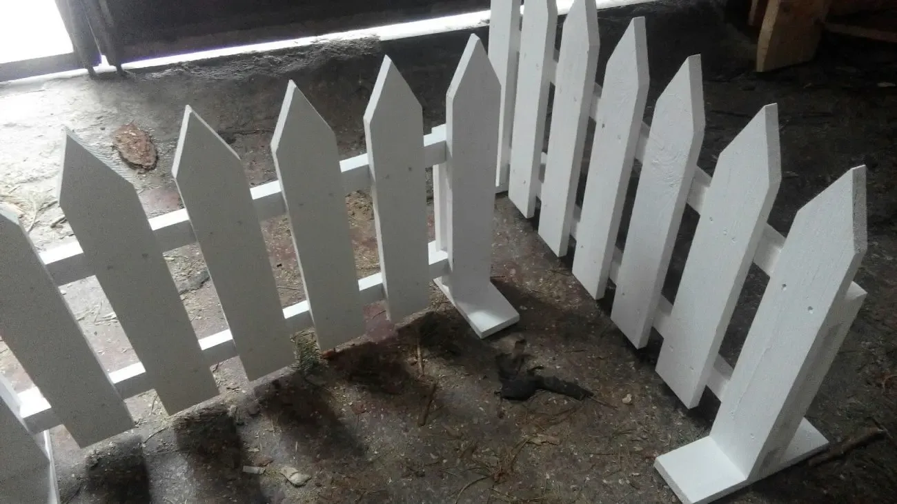 Заборчик садовый. Декоративное ограждения 3