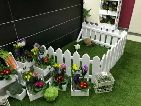 Заборчик садовый. Декоративное ограждения